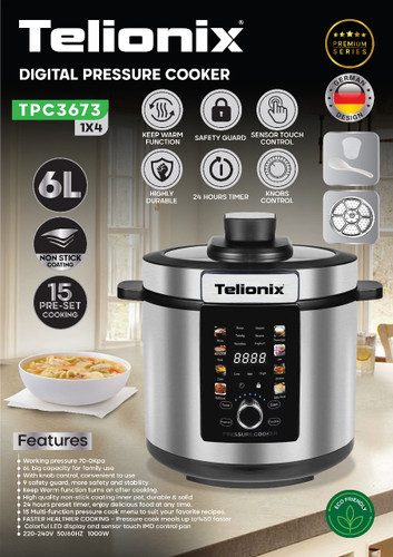 مولتی کوکر برند تلونیکس آلمان مدلTPC3673