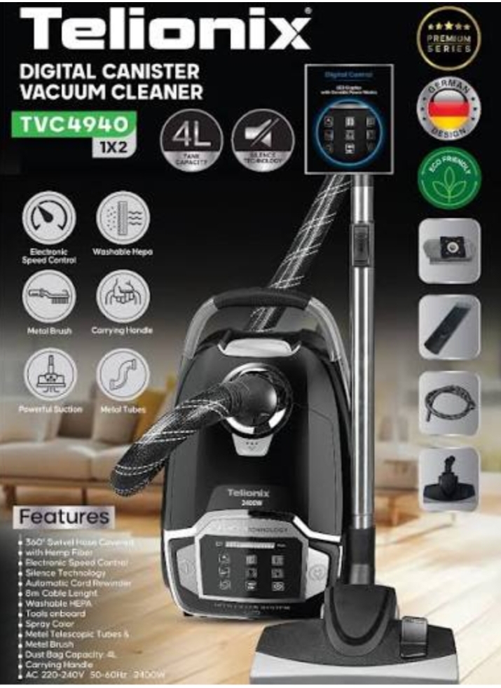جاروبرقی تلونیکس مدلTVC4940
